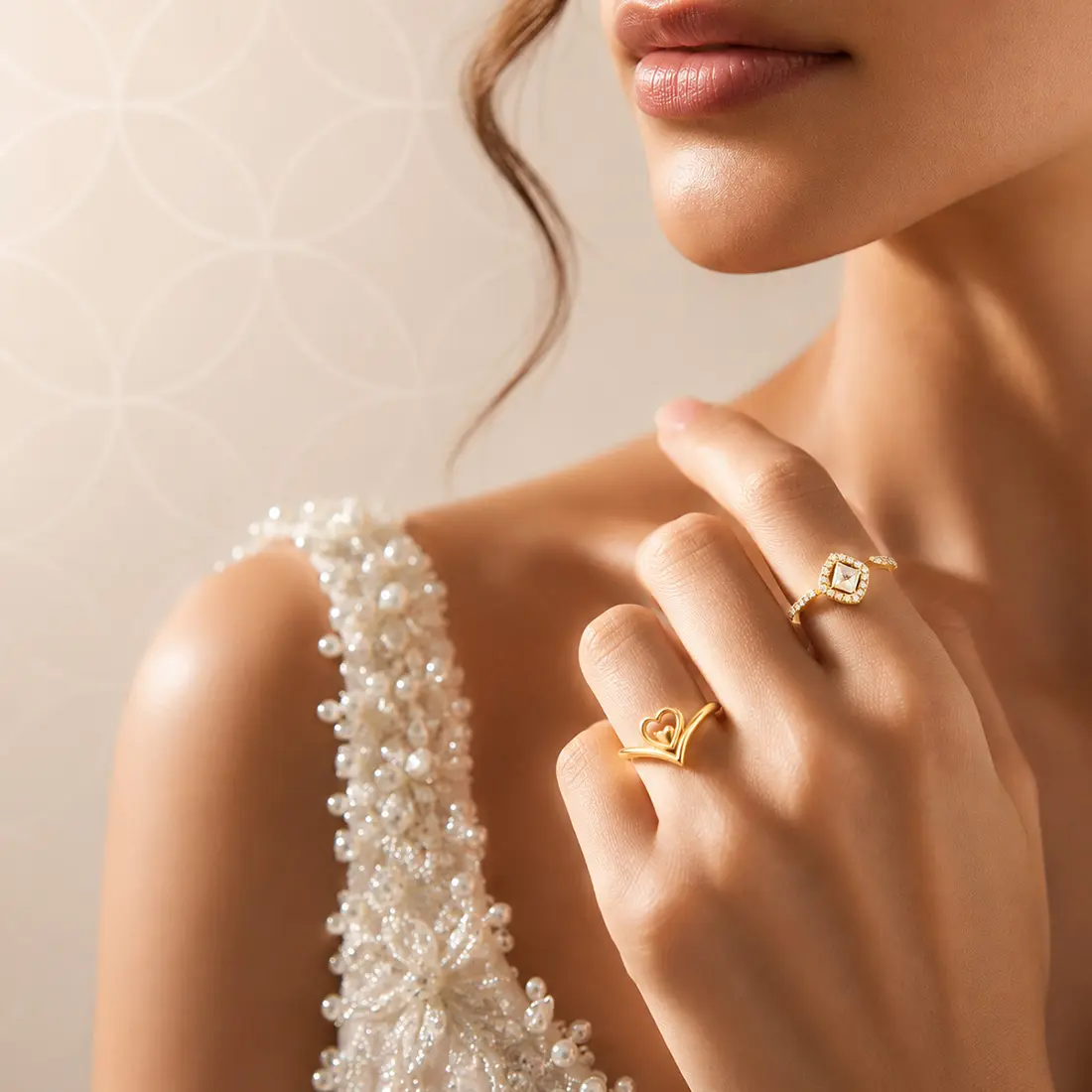 18K Gold Ring Model