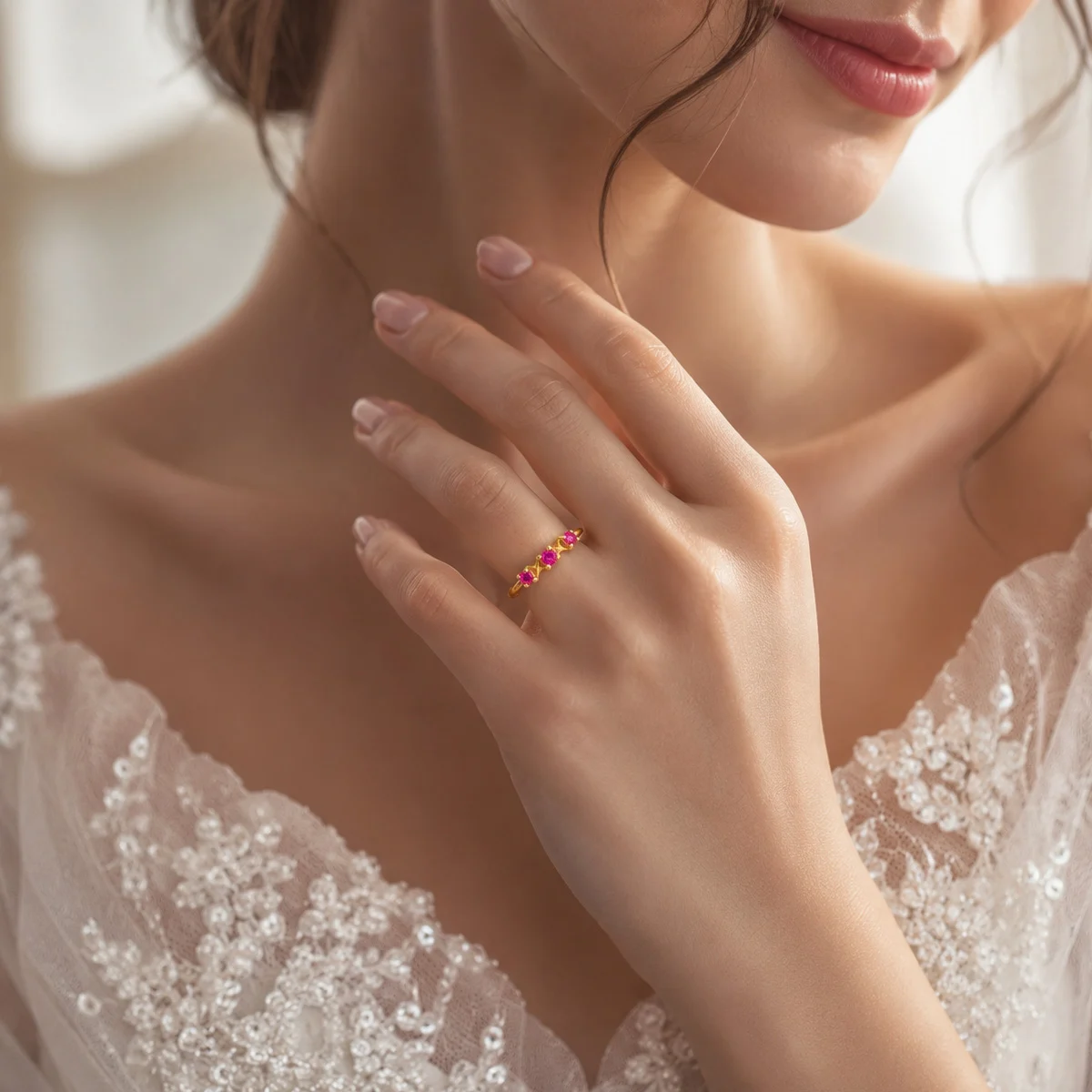 22K Gold Ring Model