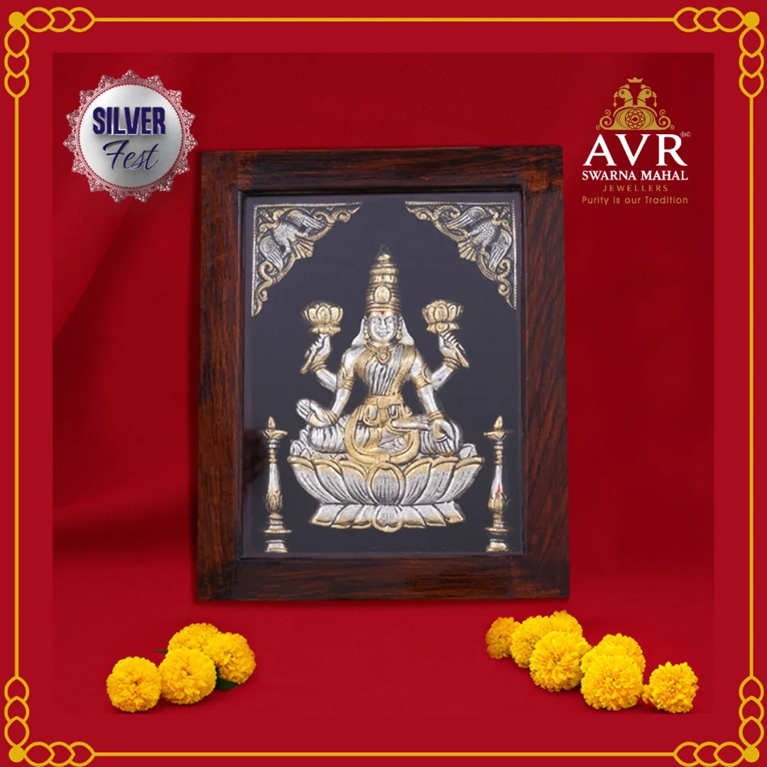dual-tone-lakshmi-pure-silver-photo-frame